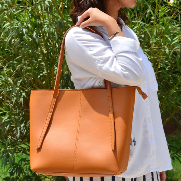 STRAPS SHAPE TOTE SMART WOMEN BAG - Her style