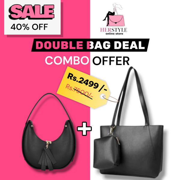 DEAL 9 : 2PCS SET & MONA BAG